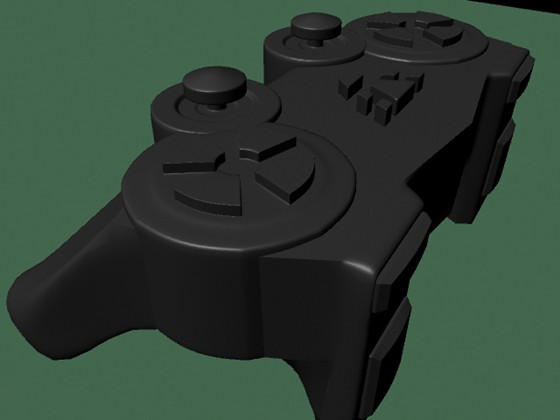 3D Graphics: raw model of a joystick