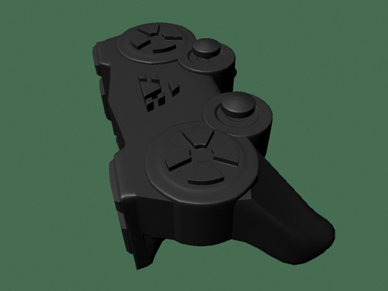 3D Graphics: raw model of a joystick