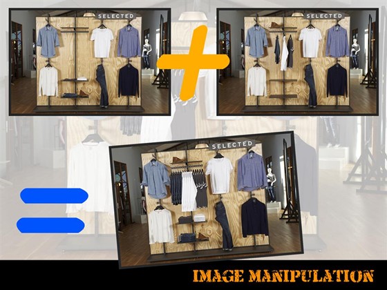 Image manipulation: Making a complete Image from some contribute images