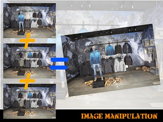Image manipulation: Making a complete Image from some contribute images